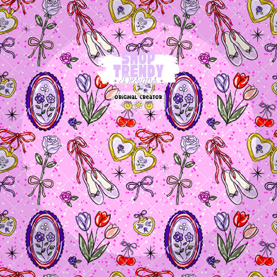 Coquette Floral Seamless Pattern - DIGITAL DOWNLOAD