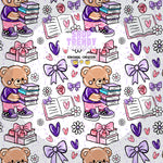 Bookish Bear Seamless Pattern - DIGITAL DOWNLOAD