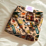 Bookish Boo Fall Halloween Seamless Pattern - DIGITAL DOWNLOAD