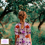 Spooky Floral Ghost Seamless Pattern - DIGITAL DOWNLOAD