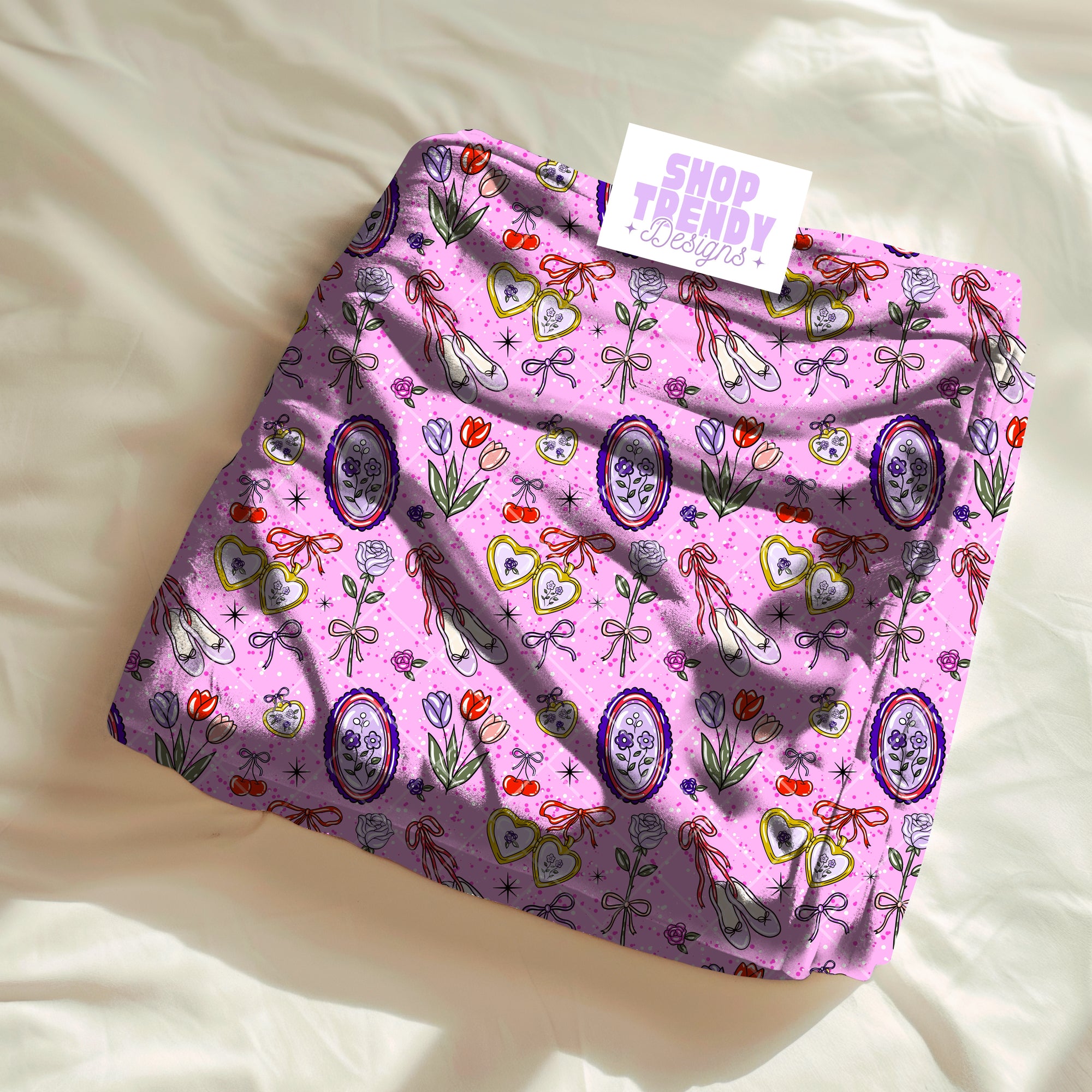 Coquette Floral Seamless Pattern - DIGITAL DOWNLOAD