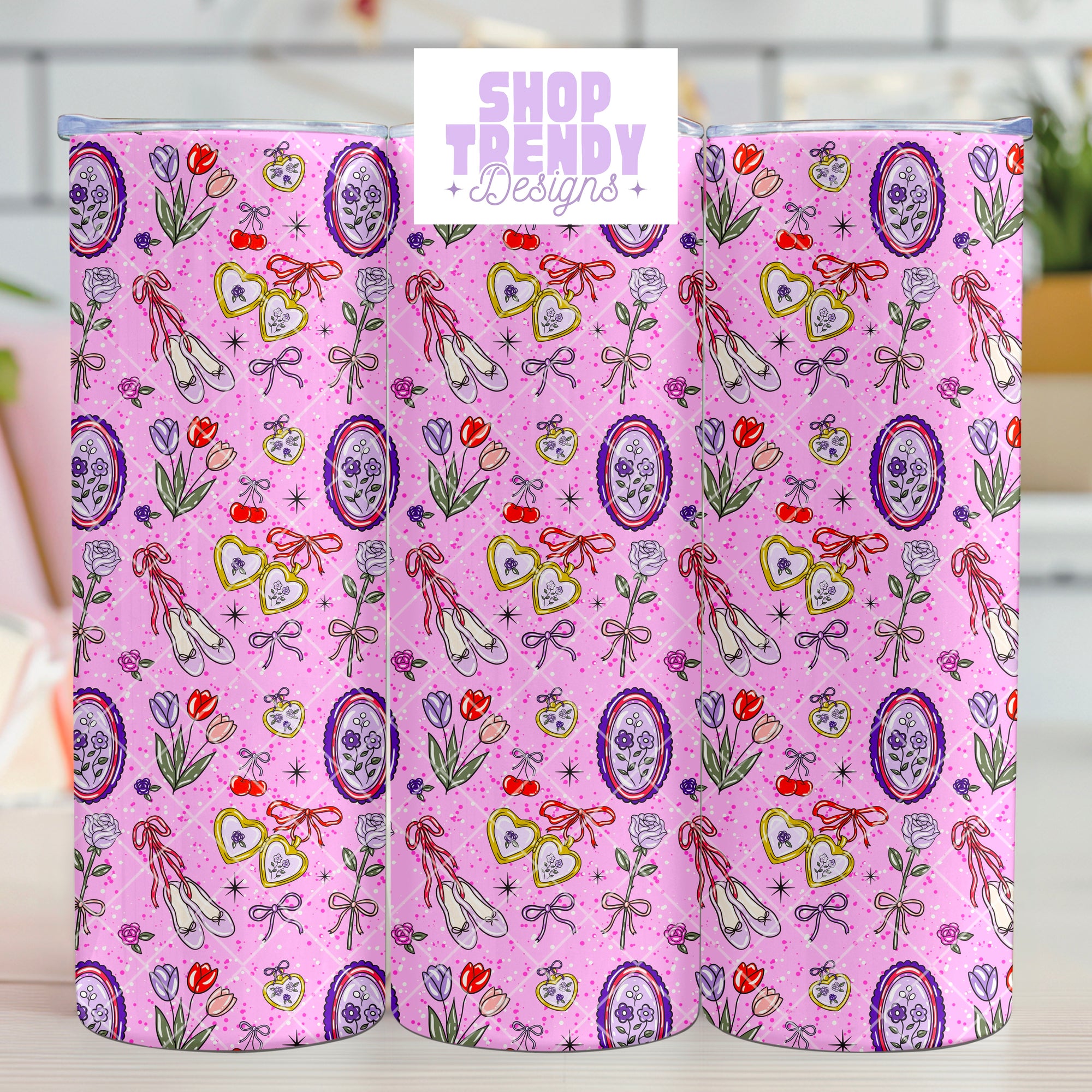 Coquette Floral Seamless Pattern - DIGITAL DOWNLOAD
